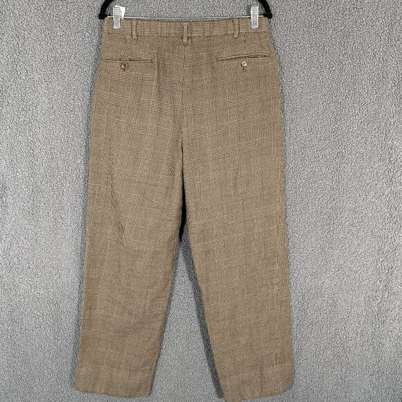 Polo Ralph Lauren Vintage Plaid Wool Made In Japan Trousers Pants Men's Sz 31*29 - Picture 3 of 10